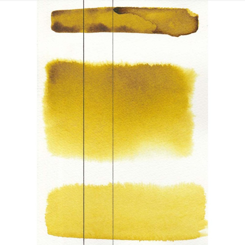 Farba akwarelowa Aquarius kostka - 343 Deep Green Gold
