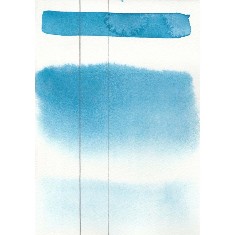 Farba akwarelowa Aquarius kostka - 407 Cobalt Cerulean Blue