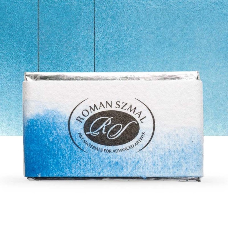 Farba akwarelowa Aquarius kostka - 407 Cobalt Cerulean Blue