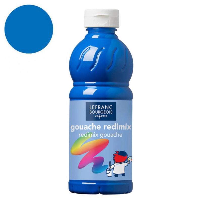 Farba plakatowa L&amp;B Gouache Redimix 500 ml - 063 Primary blue