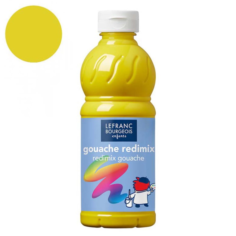 Farba plakatowa L&amp;B Gouache Redimix 500 ml - 153 Primary yellow