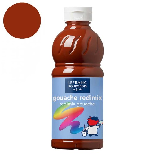 Farba plakatowa L&B Gouache Redimix 500 ml - 481 Burnt sienna