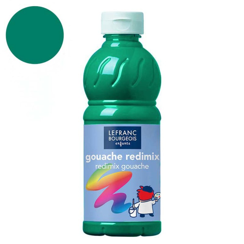 Farba plakatowa L&amp;B Gouache Redimix 500 ml - 529 Emerald green