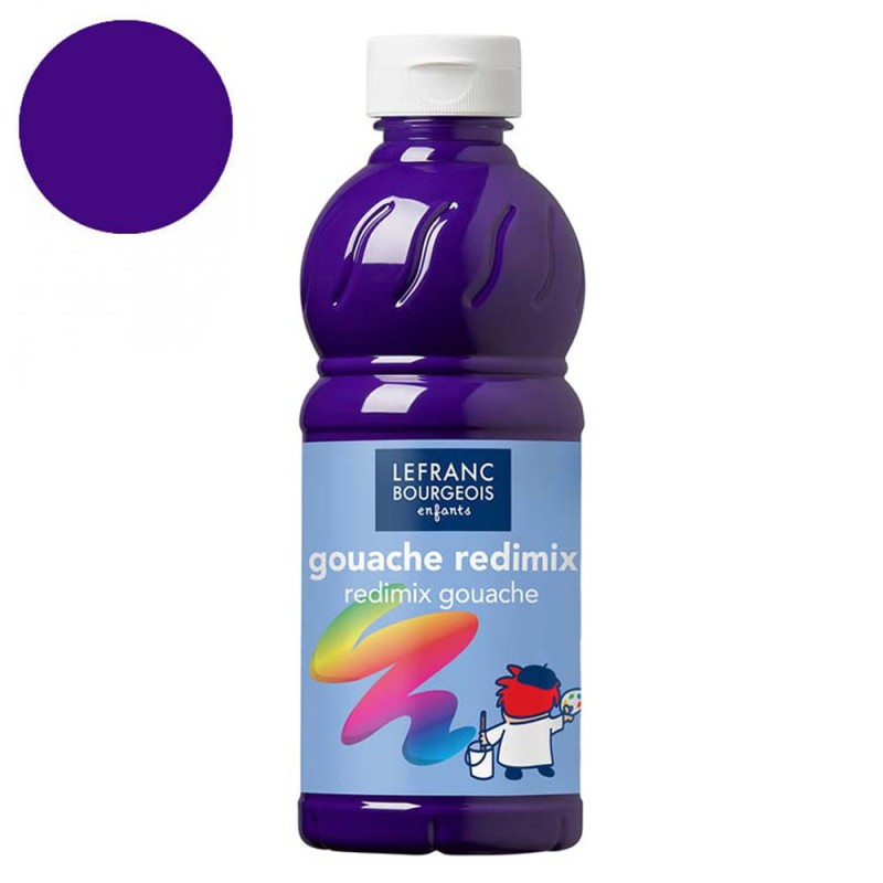 Farba plakatowa L&amp;B Gouache Redimix 500 ml - 601 Purple