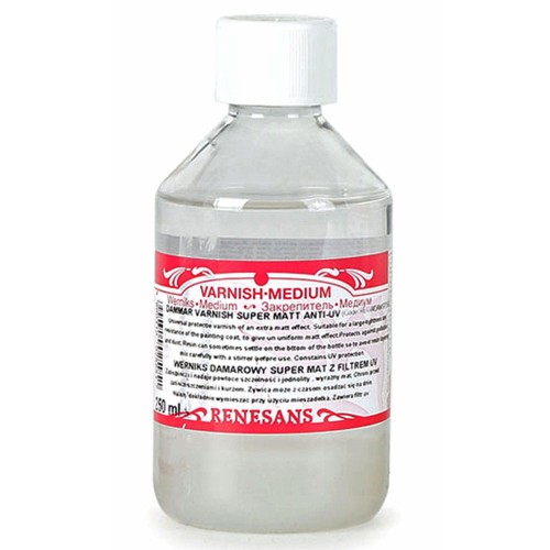 Werniks końcowy damarowy Super Mat anty UV Renesans - 250 ml