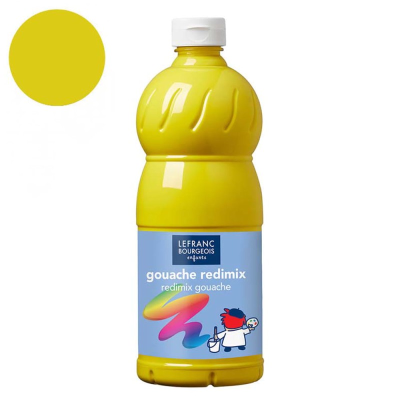 Farba plakatowa L&amp;B Gouache Redimix 1 l - 153 Primary yellow