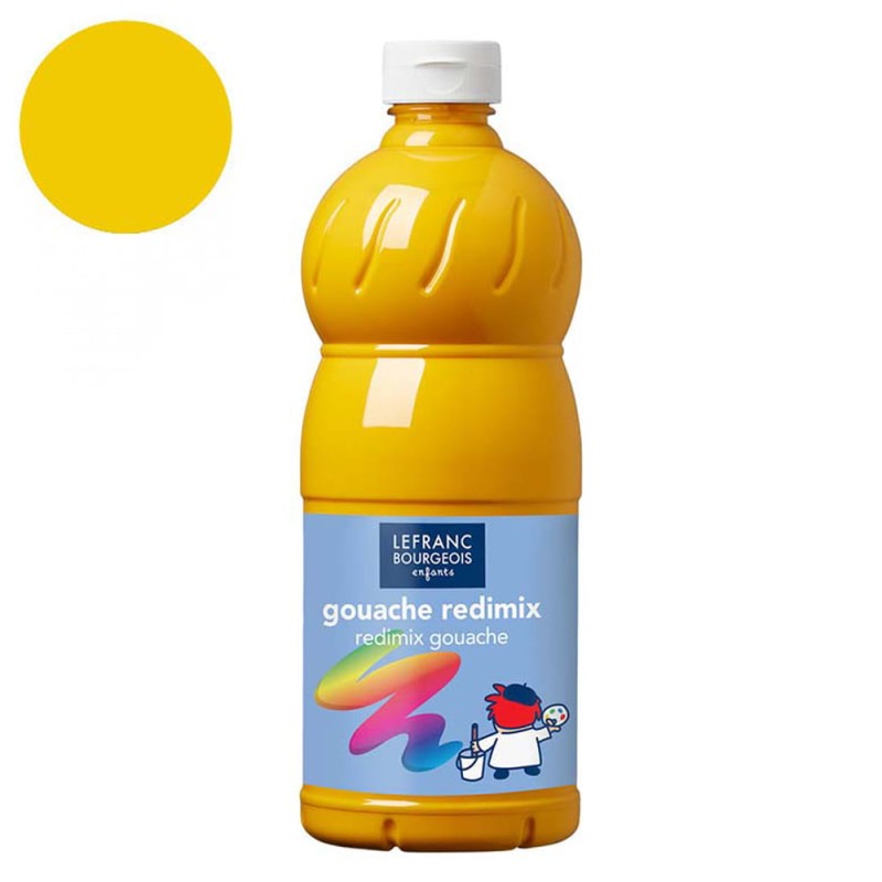 Farba plakatowa L&amp;B Gouache Redimix 1 l - 176 Brilliant yellow