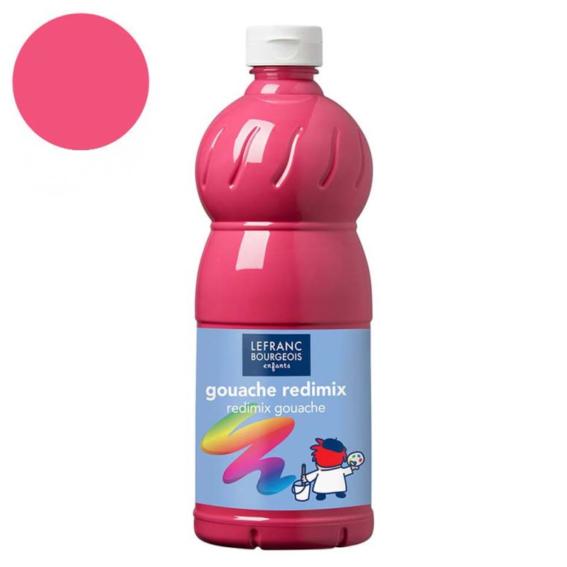 Farba plakatowa L&amp;B Gouache Redimix 1 l - 354 Rose tyrien (cerise)