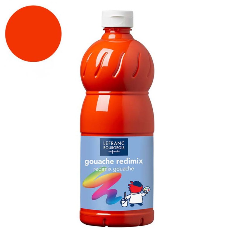 Farba plakatowa L&amp;B Gouache Redimix 1 l - 398 Vermilion