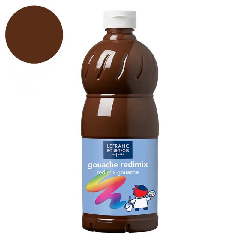 Farba plakatowa L&amp;B Gouache Redimix 1 l - 477 Burnt umber