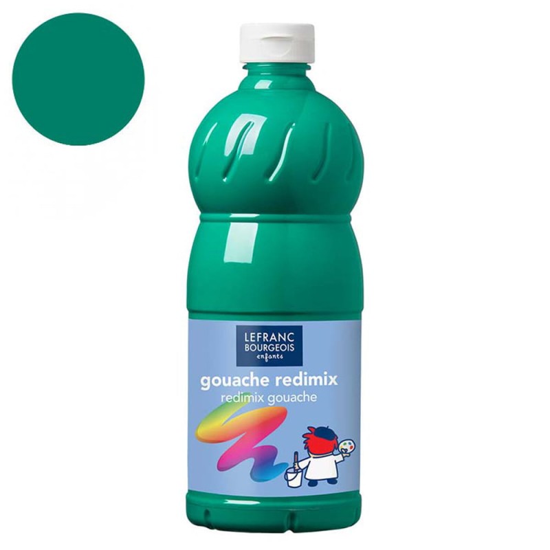 Farba plakatowa L&amp;B Gouache Redimix 1 l - 529 Emerald green