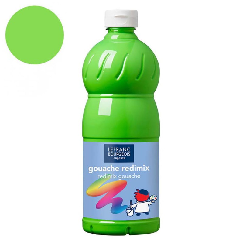 Farba plakatowa L&amp;B Gouache Redimix 1 l - 556 Leaf green