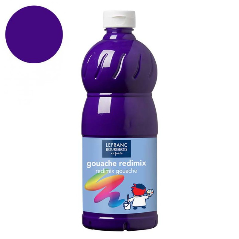 Farba plakatowa L&amp;B Gouache Redimix 1 l - 601 Purple