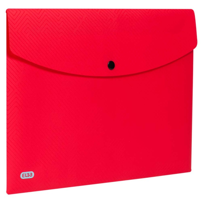 Teczka koperta nieprzejrzysta Elba A4 red