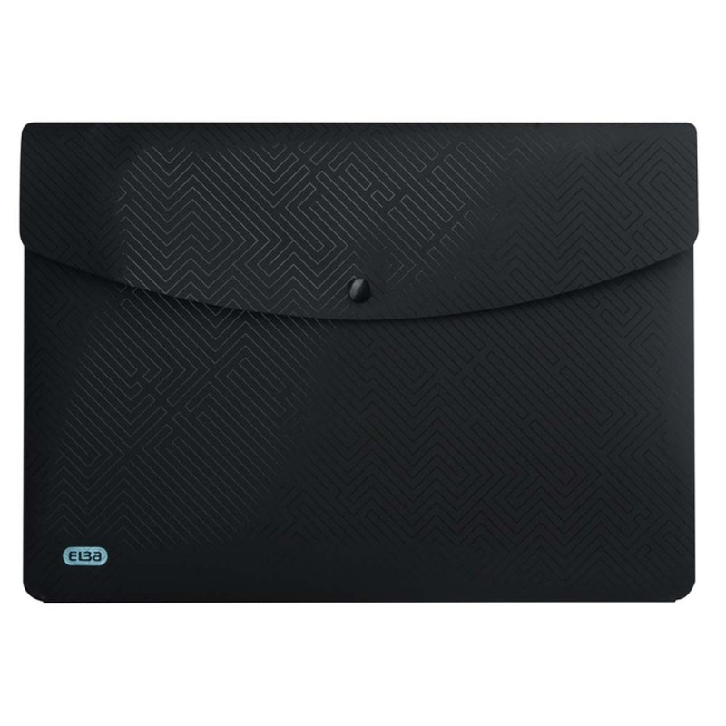 Teczka koperta nieprzejrzysta Elba A4 black