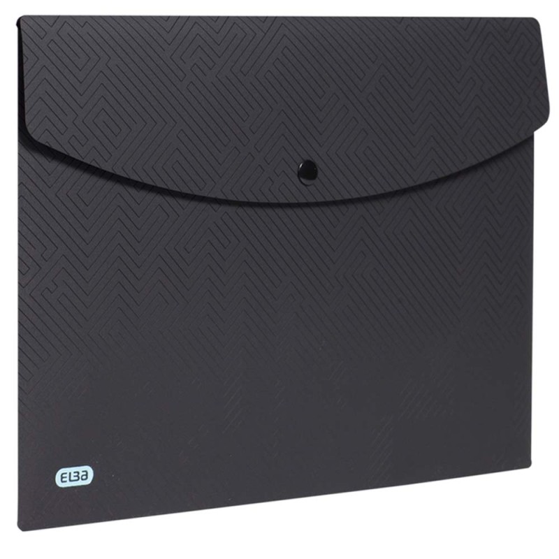 Teczka koperta nieprzejrzysta Elba A4 black