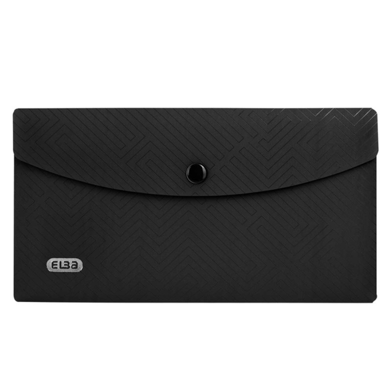 Teczka koperta nieprzejrzysta Elba DL black