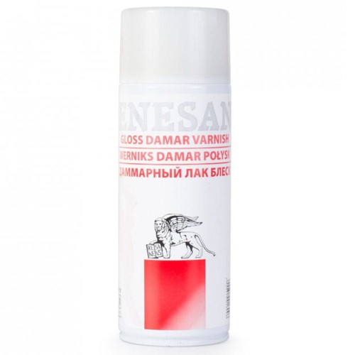 Werniks damarowy z połyskiem Renesans 400 ml spray
