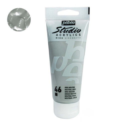 Farba akrylowa Studio Pebeo 100 ml - 46 Neutral grey
