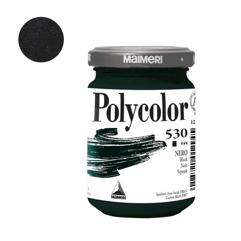 Farba akrylowa Polycolor 140 ml - 530 Black