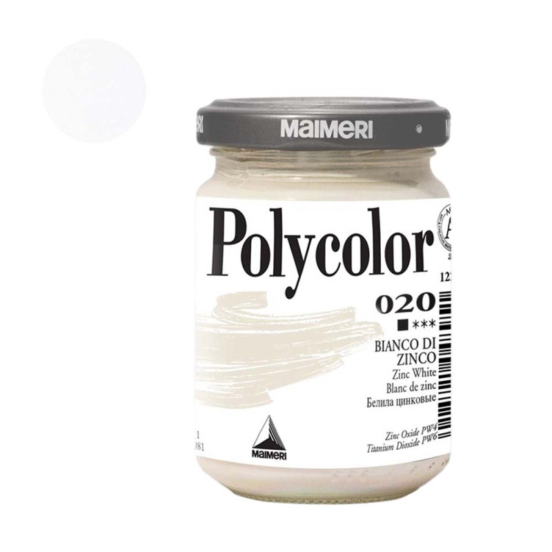 Farba akrylowa Polycolor 140 ml - 020 Zinc White