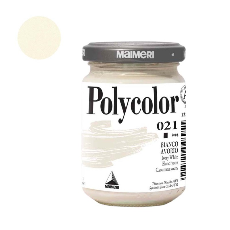 Farba akrylowa Polycolor 140 ml - 021 Ivory White