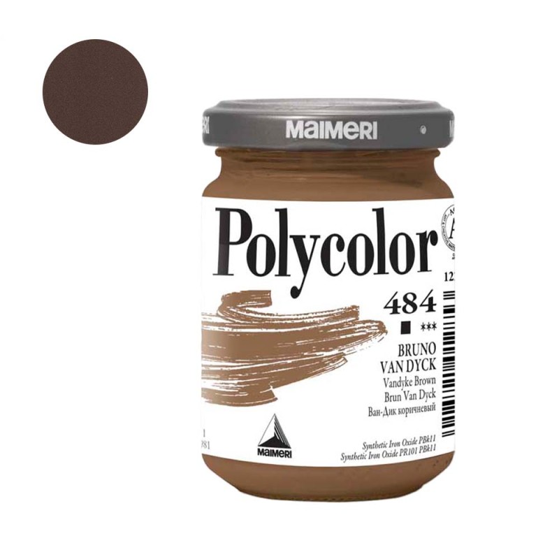 Farba akrylowa Polycolor 140 ml - 484 Vandyke Brown