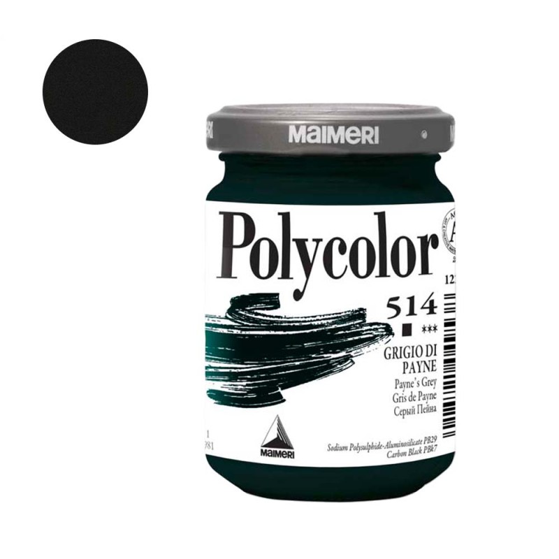 Farba akrylowa Polycolor 140 ml - 514 Payne's Grey