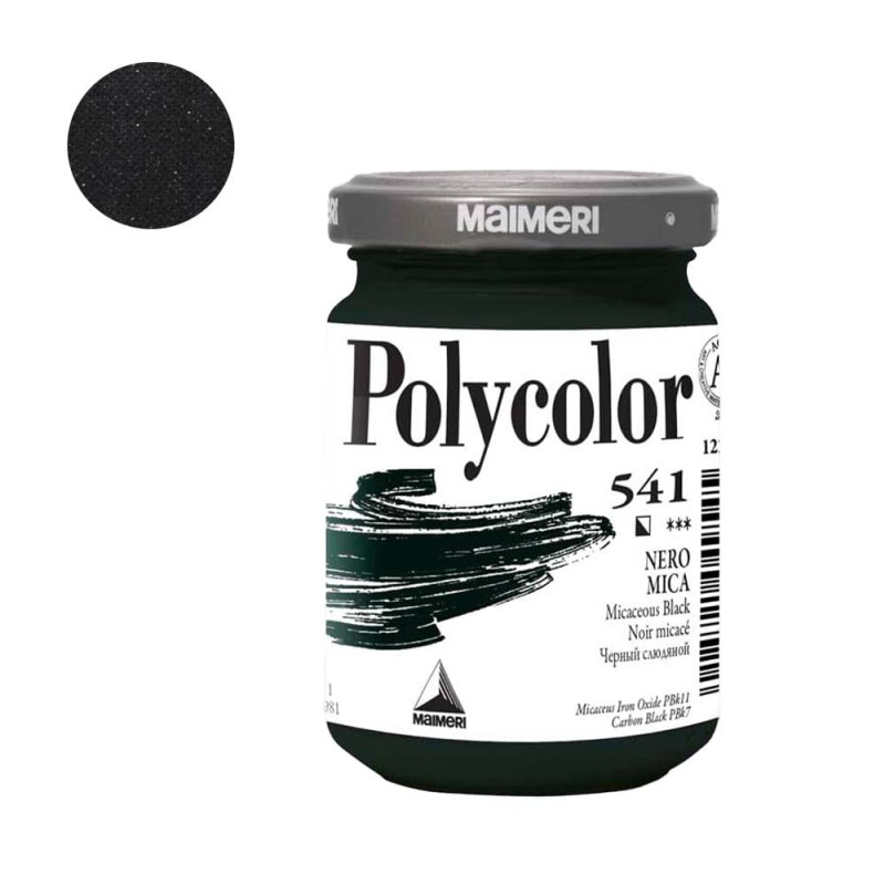 Farba akrylowa Polycolor 140 ml - 541 Micaceous Black