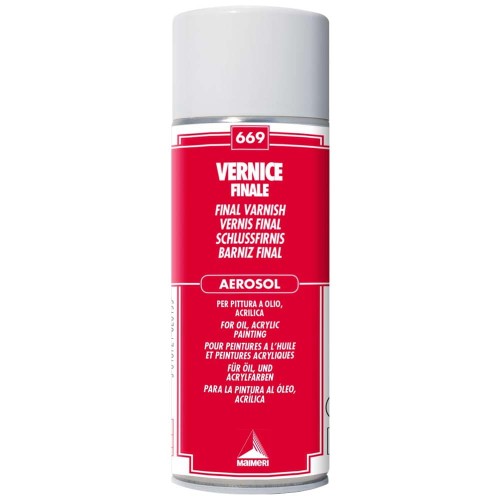 Werniks końcowy błyszczący 400ml spray Maimeri 669