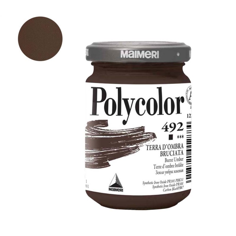 Farba akrylowa Polycolor 140 ml - 492 Burnt Umber