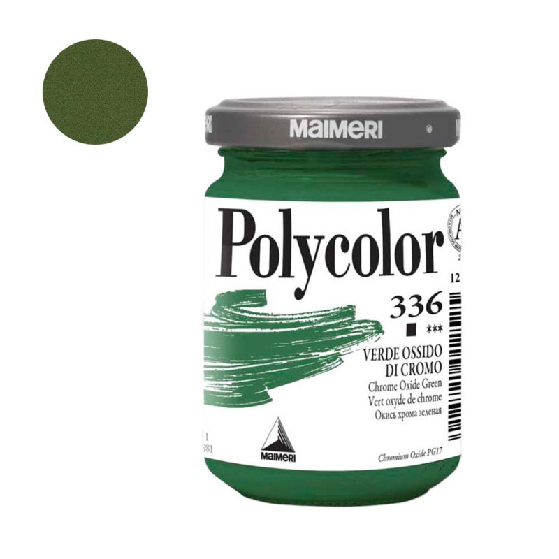 Farba akrylowa Polycolor 140 ml - 336 Chrome Oxide Green