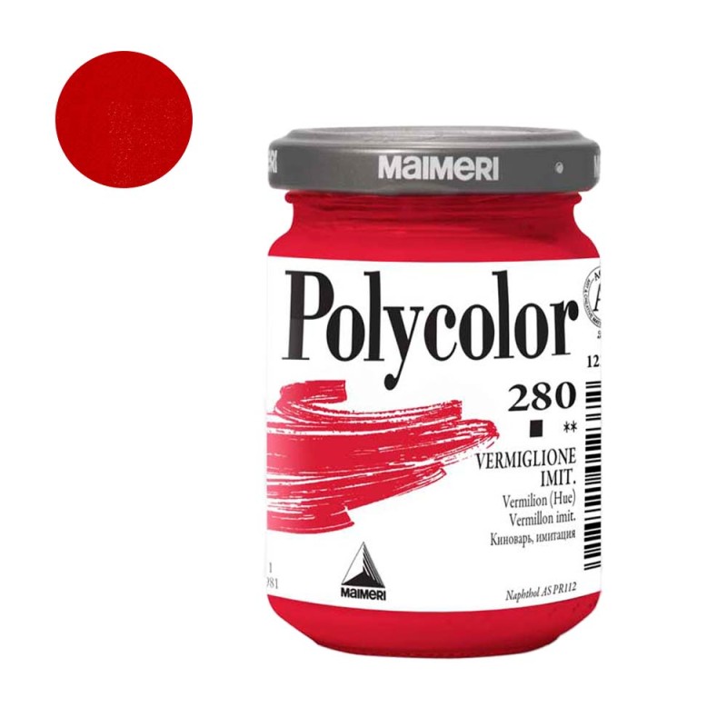 Farba akrylowa Polycolor 140 ml - 280 Vermilion (Hue)