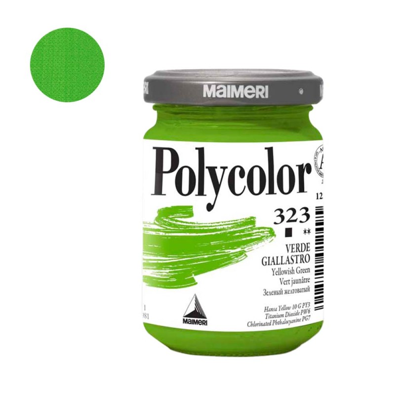 Farba akrylowa Polycolor 140 ml - 323 Yellowish Green