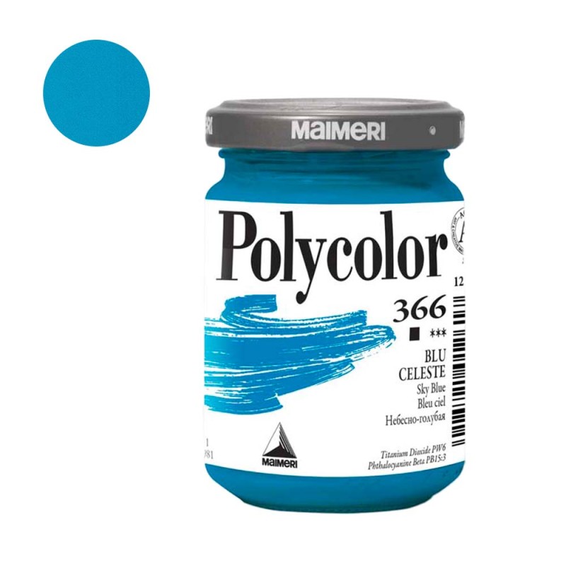 Farba akrylowa Polycolor 140 ml - 366 Sky Blue