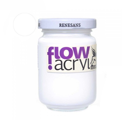 Farba akrylowa Flow 110 ml - 01 Biel Tytanowa