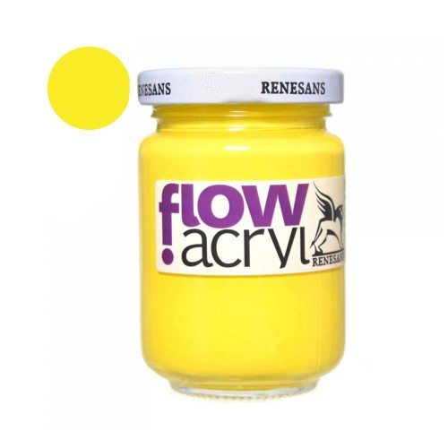 Farba akrylowa Flow 110 ml - 05 Żółta podstawowa