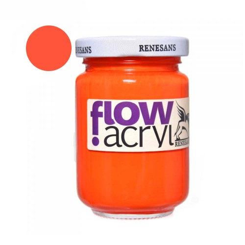 Farba akrylowa Flow 110 ml - 07 Żółta pomarańczowa