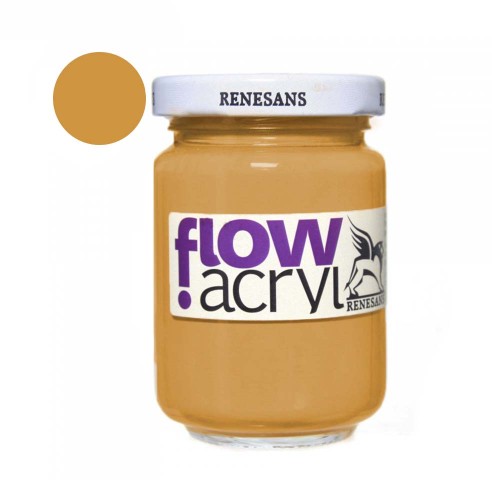 Farba akrylowa Flow 110 ml - 09 Ugier żółty