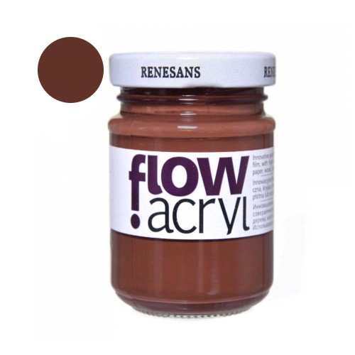 Farba akrylowa Flow 110 ml - 12 Ziemia sieneńska palona