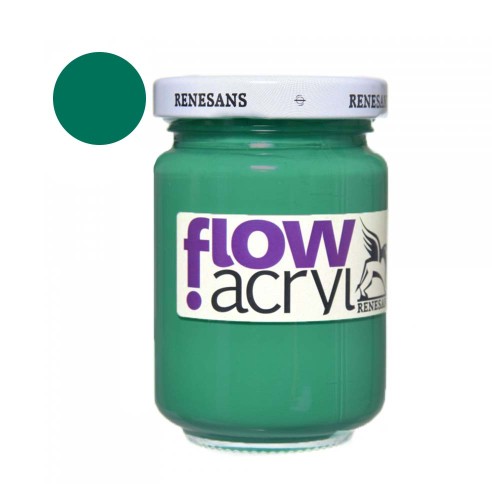 Farba akrylowa Flow 110 ml - 19 Zieleń błyszcząca