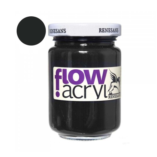 Farba akrylowa Flow 110 ml - 33 Czarny