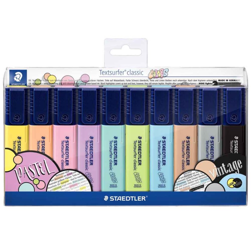 Zakreślacze Staedtler Textsurfer Classic Pastel  &amp; Vintage