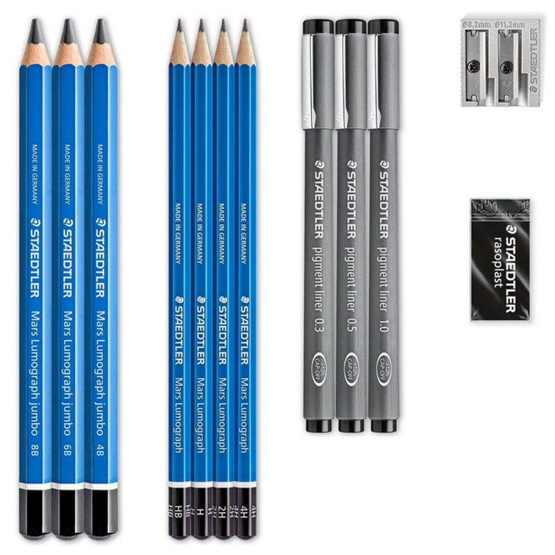 Zestaw Design Journey ołówki pisak gumka Staedtler.jpg