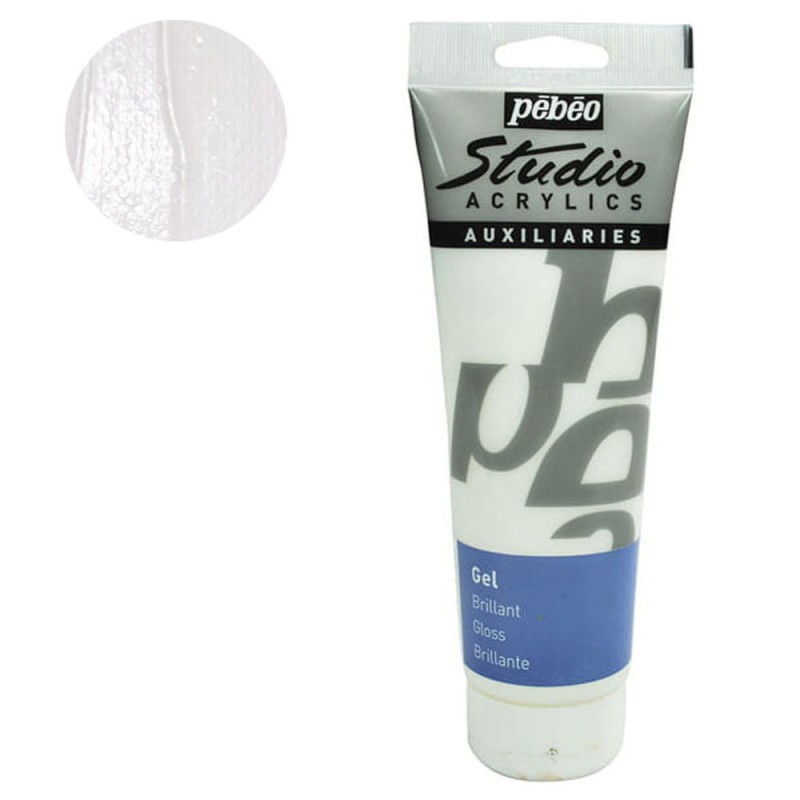 Medium Gloss Gel Studio Acrylics 250 ml Pebeo z próbnikiem.jpg