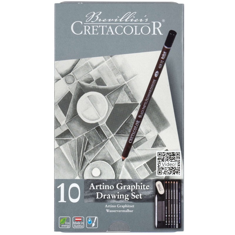 Zestaw do rysowania Artset Artino Graphite Cretacolor 10 elementów 04