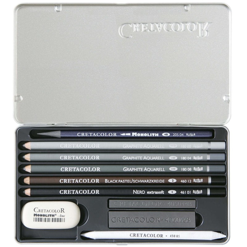 Zestaw do rysowania Artset Artino Graphite Cretacolor 10 elementów 07