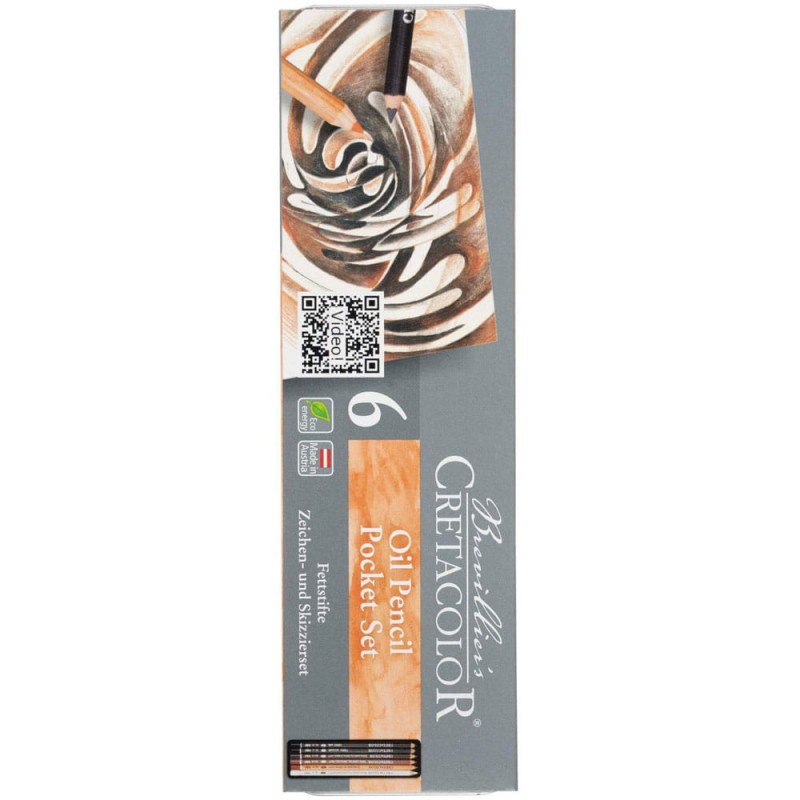 Artset Cretacolor Oil Pencils Pocket Set - 6 szt. 01
