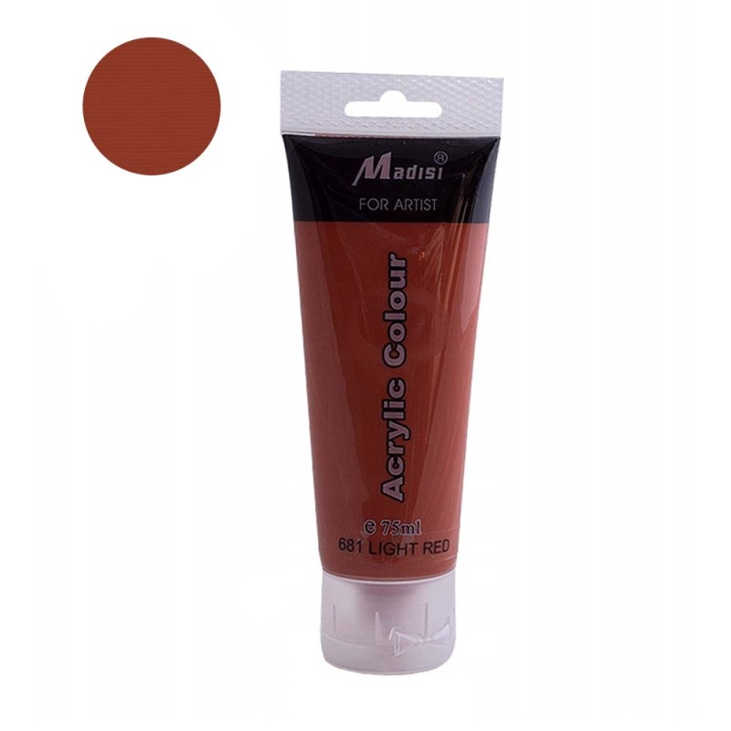 Farba akrylowa Madisi 75 ml - 681 Light red