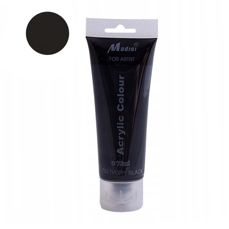 Farba akrylowa Madisi 75 ml - 792 Ivory black